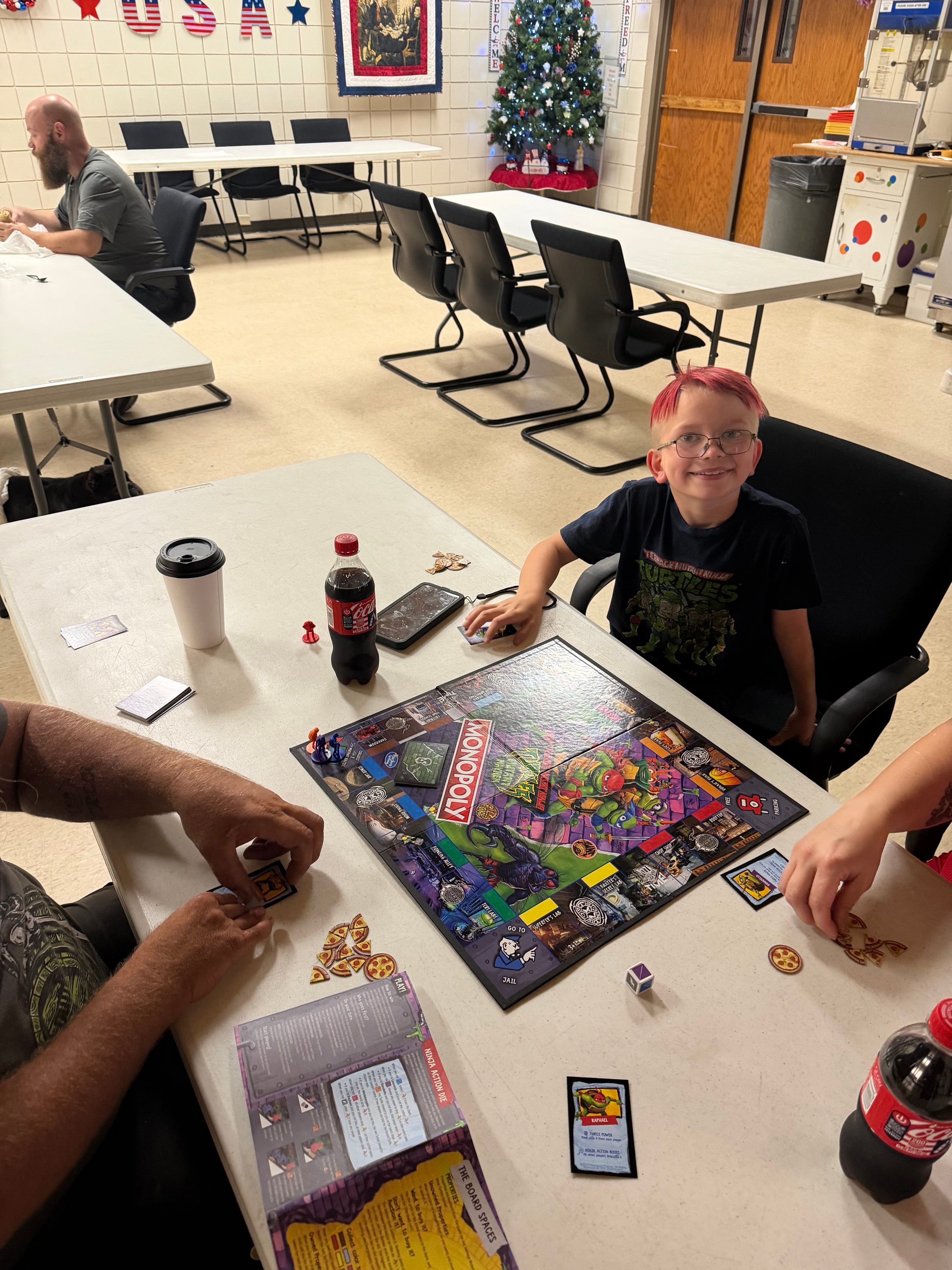 Guests enjoying Monopoly night at Black Hills Side Quest